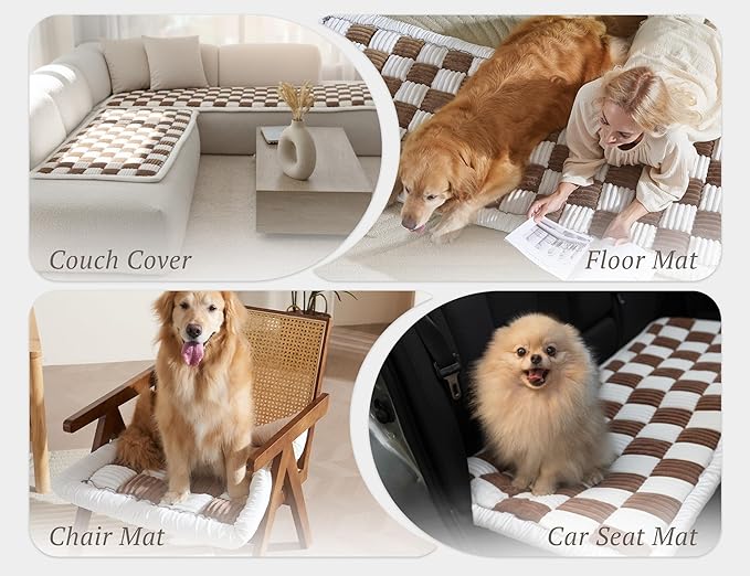 Couch Cushion Cover for dogs Sofa Cover Washable Pet Love Seat Couch Covers for Sofa Slipcovers Couch Protector Blanket for Dogs Sofa Cushion Covers for Pets Washable Pad Black 70x180cm/27.6x70.9in