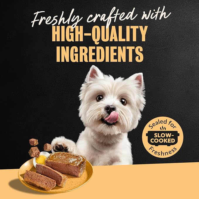 Cesar Classic Loaf in Sauce Adult Wet Dog Food, Breakfast and Dinner with Grilled Steak & Eggs Flavor, and Chicken & Liver Flavor, 3.5 oz. Easy Peel Trays, Variety Pack (12 Count, Pack of 1)