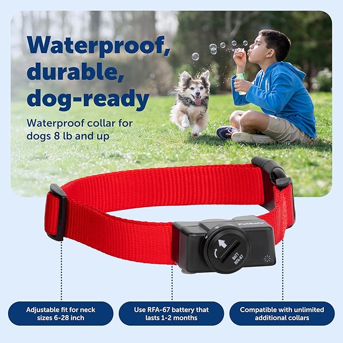 PetSafe Wireless Containment Fence for 2 Dogs - No Wire to Bury - Covers Acre Yard - for Dogs 5 Lb. and Up - from the Parent Company of Invisible Fence Brand