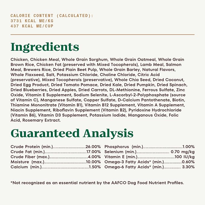 Nutro Ultra Adult Small Breed Dog Food Dry Recipe, Dry Dog Food for Small Dogs, Chicken, Lamb and Salmon Protein Trio, 22 lb. Bag