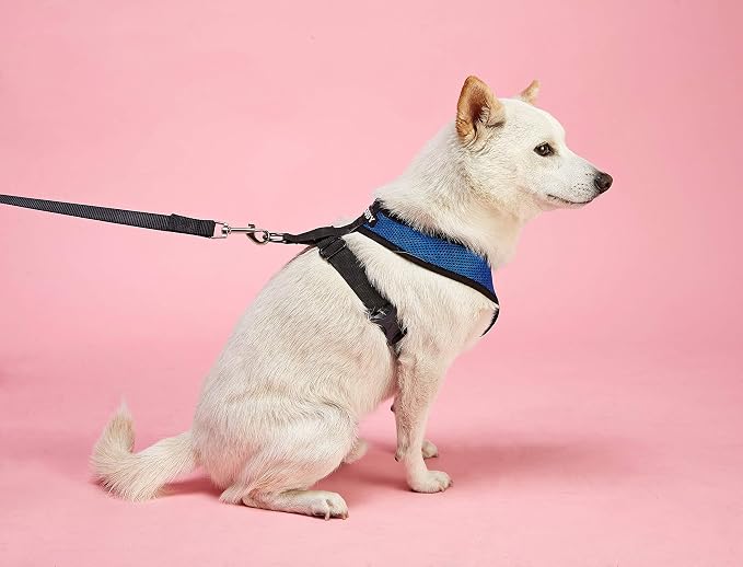 Gooby Comfort X Head in Harness - Red, Large - No Pull Small Dog Harness, Patented Choke-Free X Frame - Perfect on The Go Dog Harness for Medium Dogs No Pull or Small Dogs for Indoor and Outdoor Use