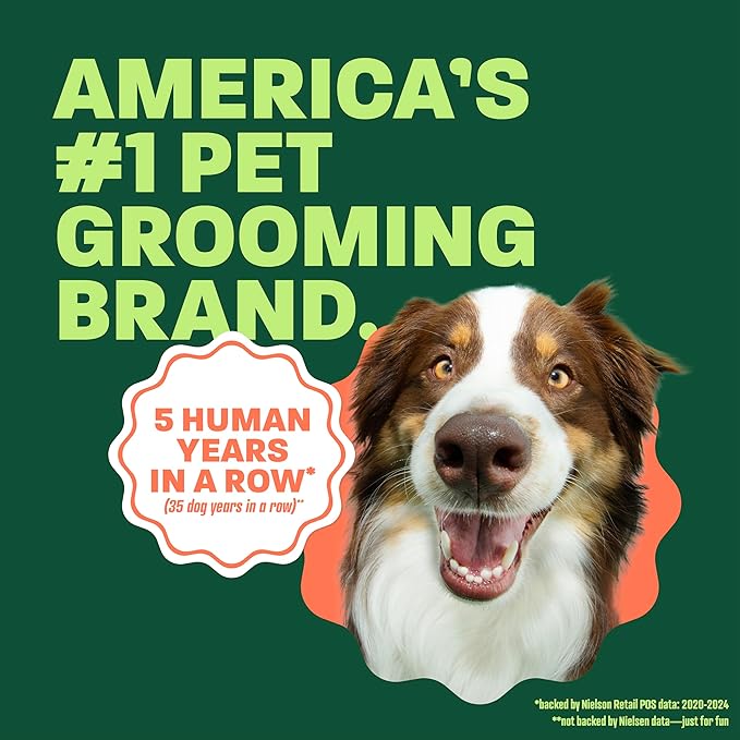 TropiClean 2-in-1 Dog Shampoo and Conditioner, Moisturizing Dog Detangler, Puppy Safe, Made in the USA, Papaya Scent, Cat & Kitten Safe, 20oz.