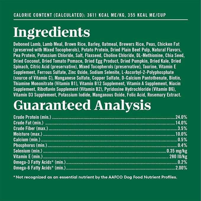 Nutro Natural Choice Dry Dog Food, Adult Dog Food Dry Lamb and Brown Rice Recipe, 5 lbs.
