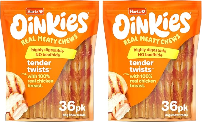 Oinkies Chickentastic Tender Twists, 72 Count