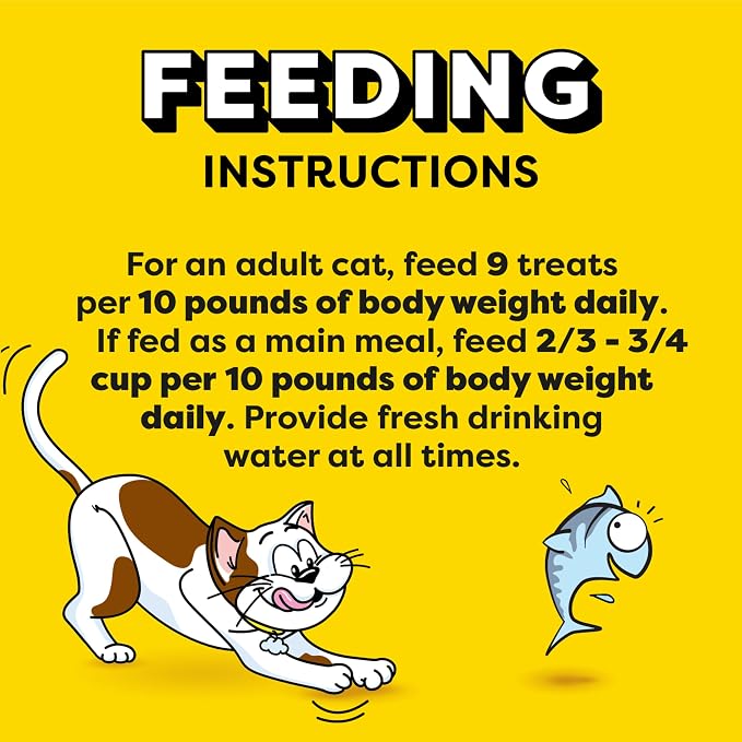 Temptations Jumbo Stuff Crunchy and Soft Cat Treats, Tempting Tuna Flavor, 2.5 oz. Pouch (Pack of 12)