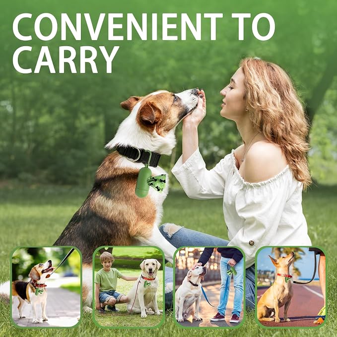 HZDHCLH Poop Bags for Dogs Leak Proof Extra Thick Dog Poop Bags, Green Bones 36 Rolls 9" x 13" Lavender Scented Pet Waste Bag, 540 Count