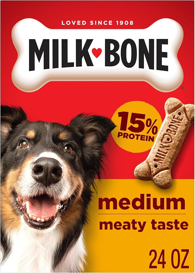 Milk-Bone Original Biscuits, Medium Dog Treats, 24 Oz. Box