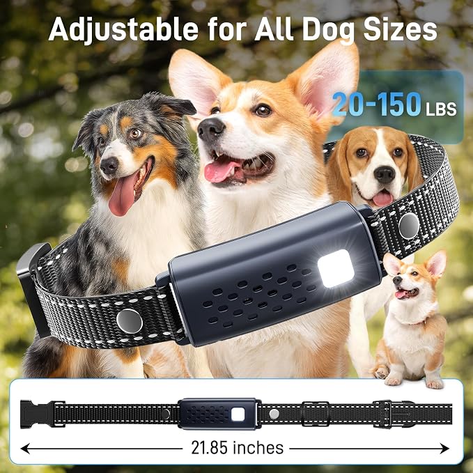Shock Collar for Dogs - 4500FT Dog Training Collar with Remote, Waterproof e Collar with Flashlight, 4 Training Modes, Keypad Lock, Rechargeable Dog Shock Collar for Small Medium Large Dogs