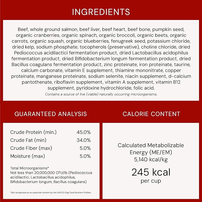 Stella & Chewy's Freeze-Dried Raw Surf & Turf Meal Mixers - Dog Food Topper and Mixer - Made with 95% Grass-Fed Beef & Wild-Caught Salmon - Perfect for Picky Eaters - Grain-Free - 8 oz