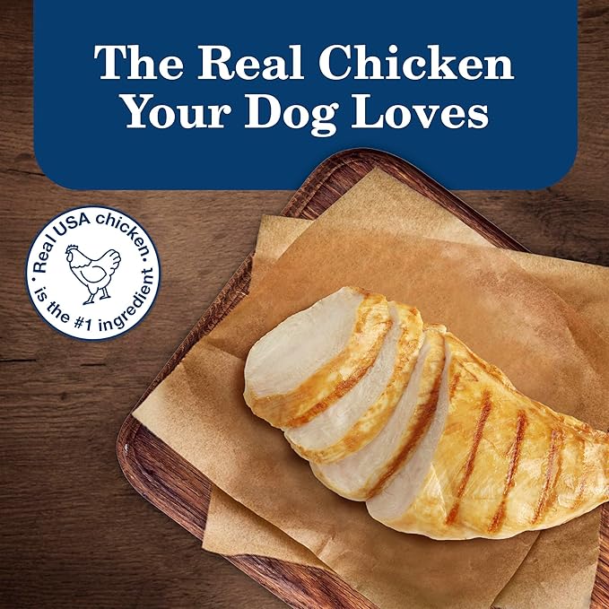 Blue Buffalo Homestyle Recipe Chicken Dinner with Garden Vegetables Natural Wet Dog Food for Adult Dogs, Paté with Natural Ingredients, Vitamins & Minerals, 12.5-oz. Can (12 Count)