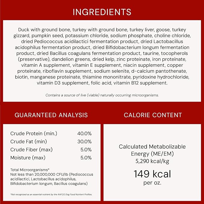 Stella & Chewy's Freeze-Dried Raw Duck Duck Goose Meal Mixers - Dog Food Topper and Mixer - Made with 95% Cage-Free Poultry, Organs & Bone - Perfect for Picky Eaters - Grain-Free - 18 oz