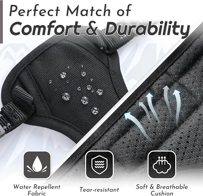 Eagloo Small Dog Harness No Pull, Service Vest with Reflective Strips and Control Handle, Adjustable and Comfortable for Walking, No Choke Pet Harness with 2 Metal Rings, Black, XS