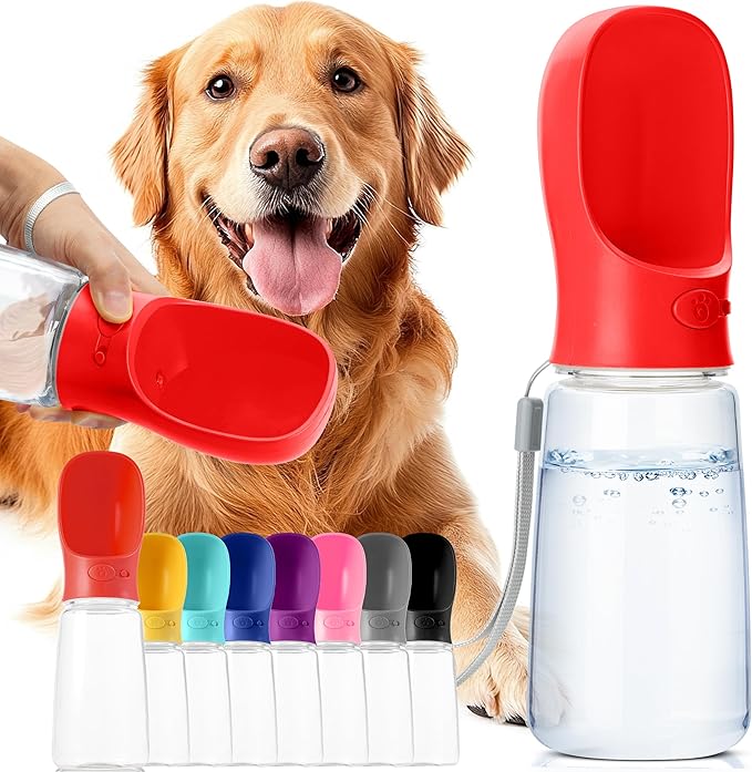Mr. Pen- Portable Dog Water Bottle, 19 oz, Large, Leak Proof Puppy Water Dispenser with Drinking Feeder for Pets, Outdoor Walking, Hiking, Travel, Not Dishwasher Safe