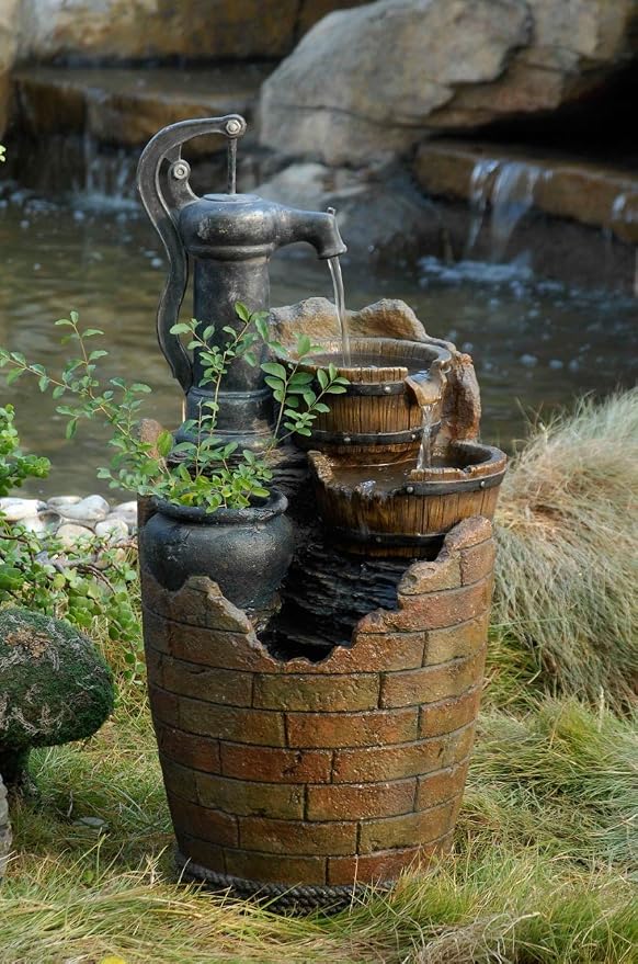 Glenville Water Pump Cascading Water Fountain