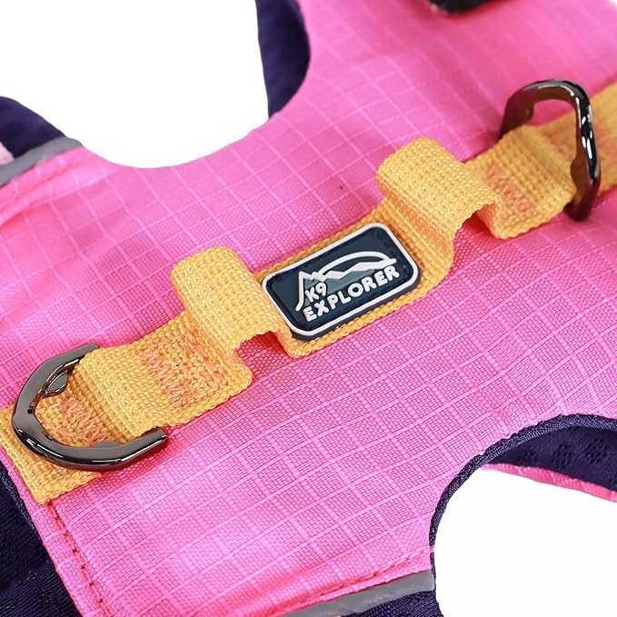 K9 Explorer® Trek Full-Coverage Dog Harness, Atlantic, Small - 16"-24"