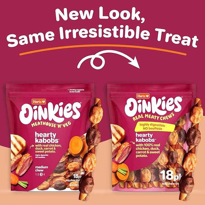 Oinkies Meathouse'n'Veg Hearty Kabobs, 18 Count