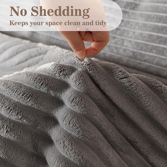 MYSKY HOME 100% Waterproof Couch Cover, Couch Covers for Dogs Washable, Non Slip Sectional Couch Covers for 3 Cushion Sofa Pet Friendly, Sofa Covers Protector, Dog Bed Cover, Dark Grey, 35"x82.7"