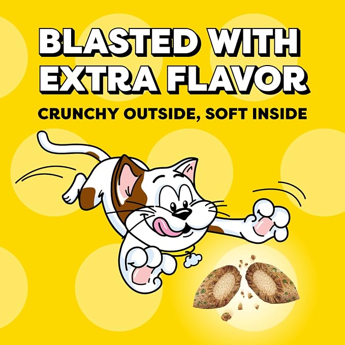 Temptations Wacky Blasts Cat Treats, Nautical Nip’ Flavor, 3 oz. Pouch (Pack of 12)