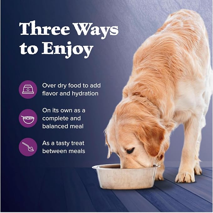 Blue Buffalo Wilderness Adult Wet Dog Food Variety Pack, Beef & Chicken Grill, 32g Protein, and Chicken & Salmon Grill, 35g Protein, Grain-Free & High-Protein, Natural, 12.5-oz. Each (6 Cans)