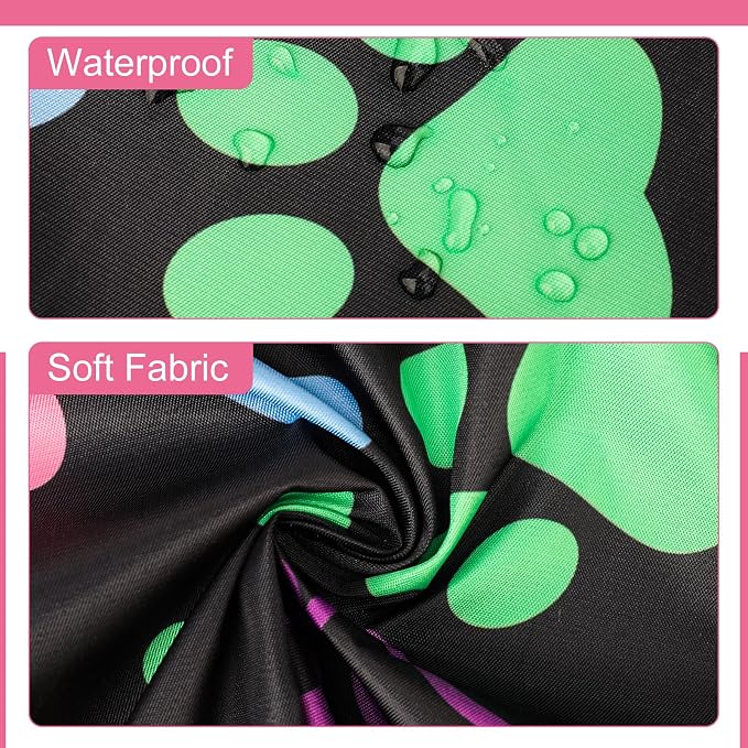 Dog Grooming Waterproof Apron with 2 Pockets, Cute Animals Puppy Dog Pets Apron