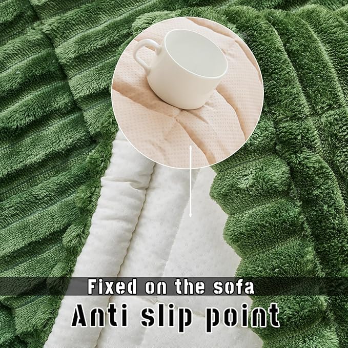 Mitid Sofa Cover Fuzzy Couch Cover for Pet, Couch Covers for Dogs Washable Non-Slip Sofa Slipcover Cushion Protector Pets Friendly Mat