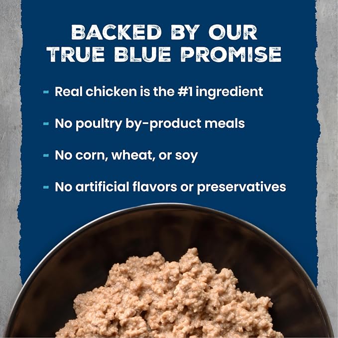 Blue Buffalo Wilderness Chicken Paté Adult Wet Cat Food, High-Protein & Grain-Free Recipe Enhanced with Vitamins, Minerals, and Other Nutrients, 5.5-oz. Cans (24 Count)