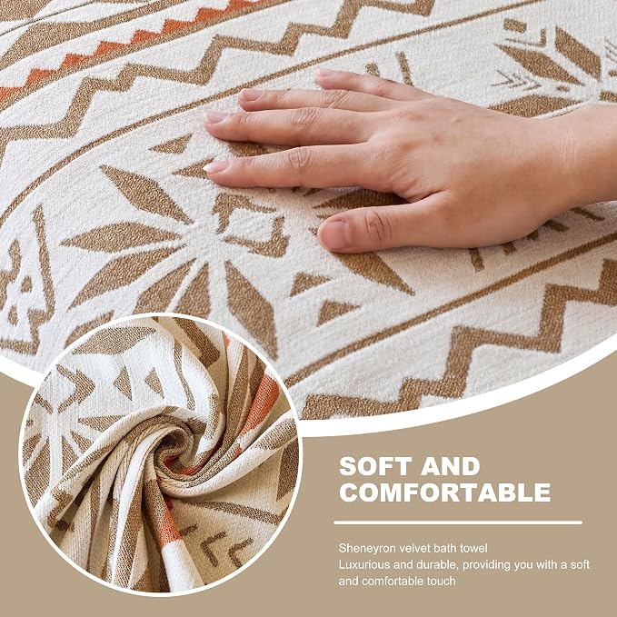 Couch Cover for Dogs Washable Sofa Cover, Sectional Couch Covers, Sofa Covers for 2 Cushion Couch, Non Slip Stripe Sofa Slipcovers Furniture Protector (Khaki Orange, 91 * 71)