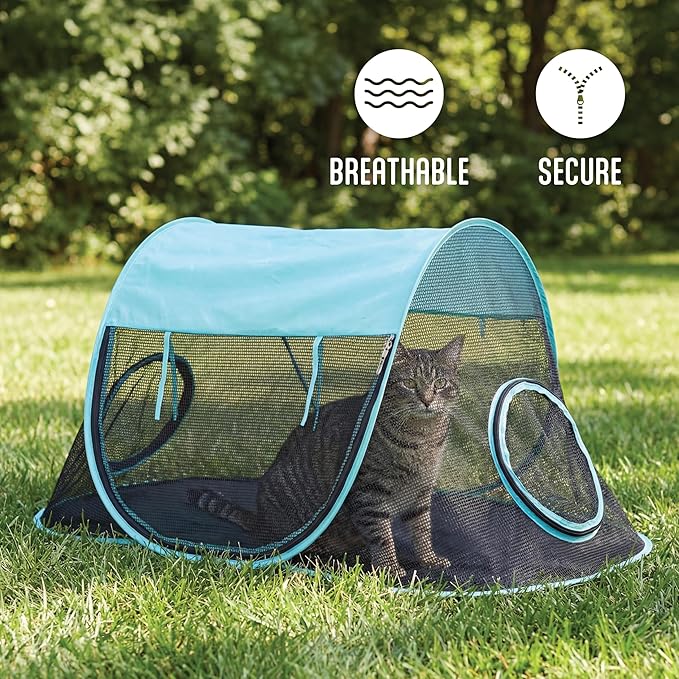 Kitty City Outdoor Catio Furniture and Play Kits for Cats, Play Tent
