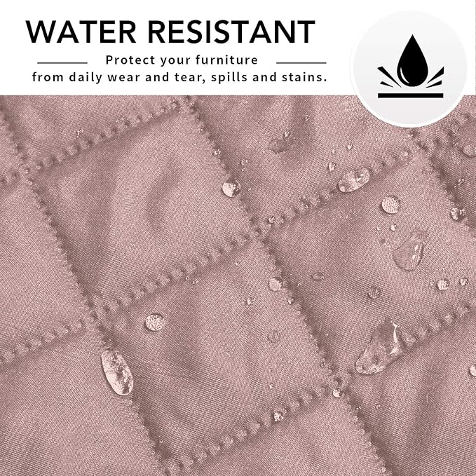 Easy-Going Sectional Couch Covers for Dogs L Shape Sofa Cover Reversible Sofa Slipcover Chaise Lounge Cover Furniture Protector Cover for Pets Dog Cat (42 x 52 inches, Pink/Pink)