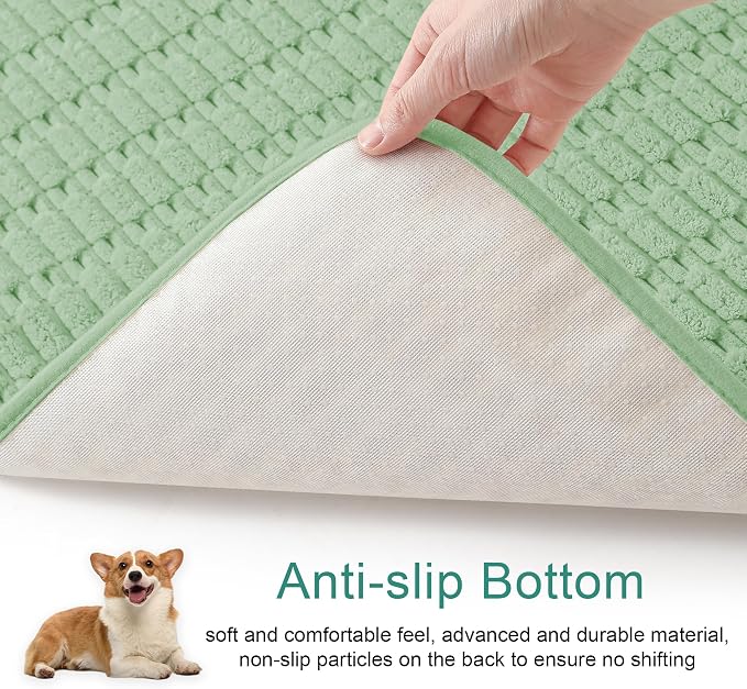 Foxdecor Couch Cover Sofa Covers Washable, Dog Bed Cover Couch Covers for 3 Cushion Couch Sofa Pet Friendly, Dog Couch Cover Furniture Covers for Pets.(Sage Green 32x70 inch)