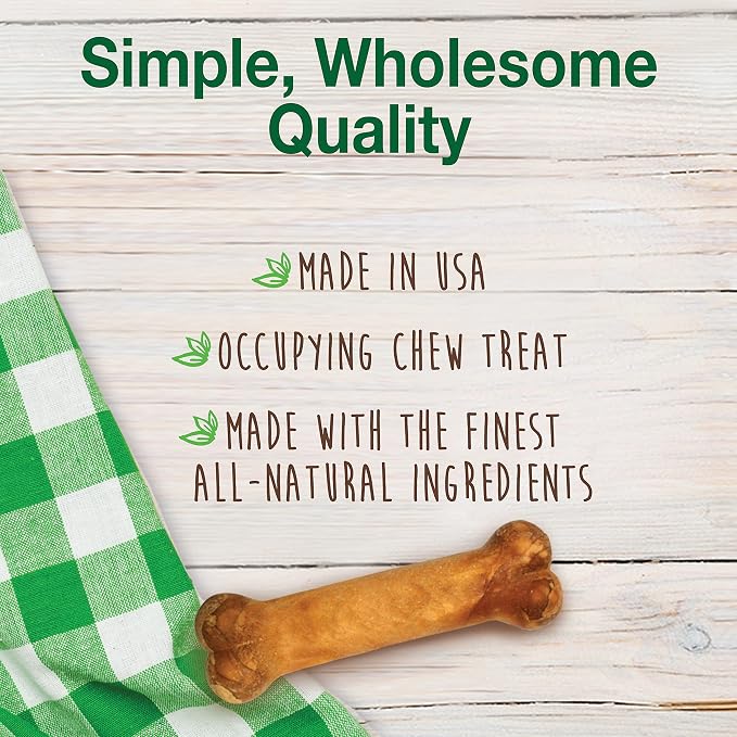 Nylabone Healthy Edibles Natural Puppy Chews Long Lasting Treats for Puppies,Turkey & Sweet Potato Flavor,X-Small/Petite,16 Count (Pack of 2)