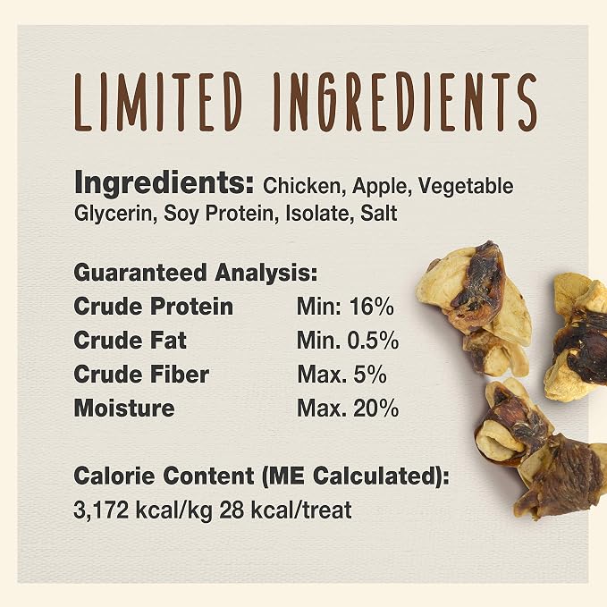 Cadet Gourmet 14 Oz. Chicken & Apple Wrapped Dog Treats - 1 Each