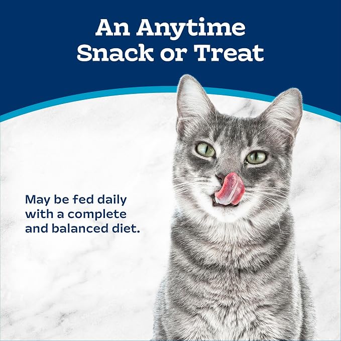 Blue Buffalo Tastefuls Mini Purées, Adult Cat Natural Single-Serving Snack, 4-Count Variety Pack Chicken and Tuna, 0.5 oz. (Pack of 4)