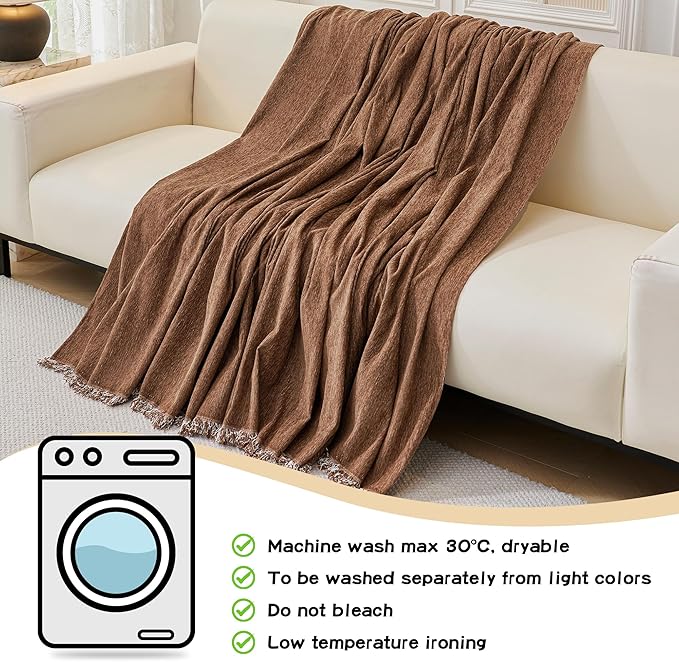MYSKY HOME Sectional Slipcover Furniture Protector, Couch Cover for Sectional Sofa — 2 Pieces Sofa Cover for L Shape Sofa for Pet, Kid, Blanket for 2-3 Cushion Couch (71"x102"+71"x118", Camel)
