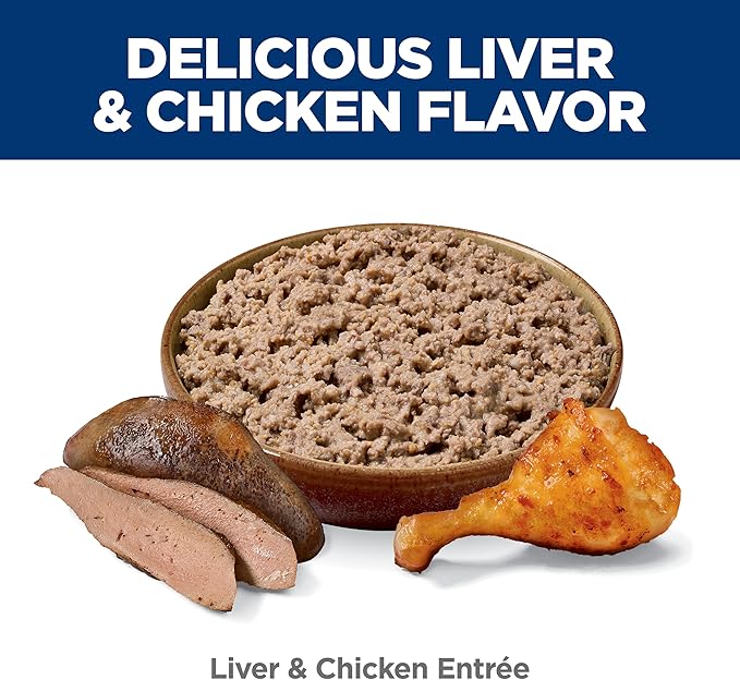 Hill's Science Diet Adult 1-6 Wet Cat Food, Liver & Chicken, 5.5 oz. Cans, 24-Pack