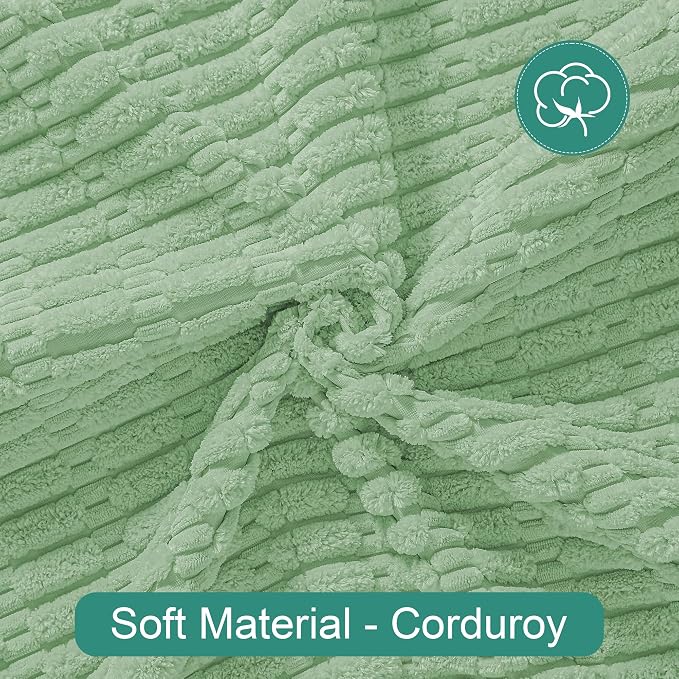 Foxdecor Couch Cover Sofa Covers Washable, Dog Bed Cover Couch Covers for 3 Cushion Couch Sofa Pet Friendly, Dog Couch Cover Furniture Covers for Pets.(Sage Green 32x94 inch)