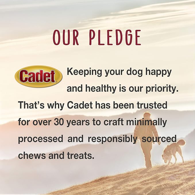 Cadet Gourmet Chicken Wrapped Biscuits Dog Treats Wraps - Healthy & Natural Chicken Wrapped Biscuits Dog Training Treats for Small & Large Breeds - Inspected & Tested in USA (14 oz.)