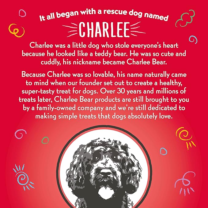 Charlee Bear Original Crunch Dog Treats, Cheese and Egg, 16 Ounce Resealable Bag, Low Calorie Training Treats for Dogs, Limited Ingredient, Healthy, Crunchy Dog Snacks, Made in USA (Pack of 2)