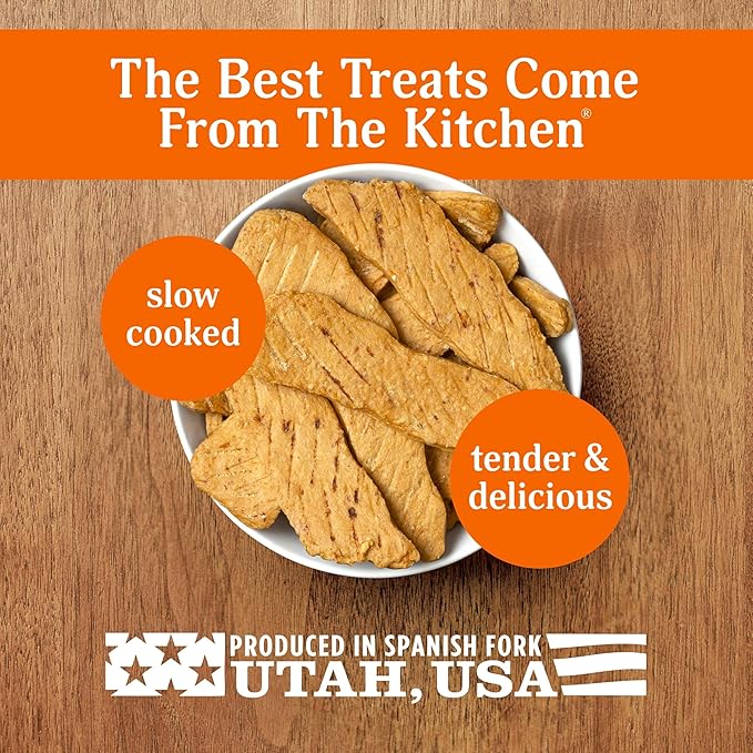 Milo's Kitchen Homestyle Dog Treats, Chicken Jerky, 8.5 Ounce, High Protein, No Artificial Flavors (Pack of 5)