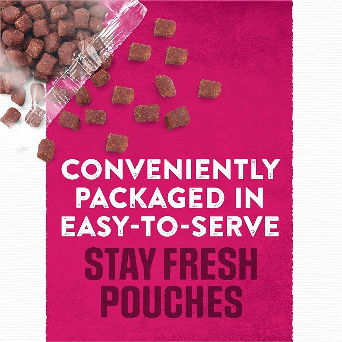 Purina Moist and Meaty Steak Flavor Soft Dog Food Pouches - 36 ct. Pouch