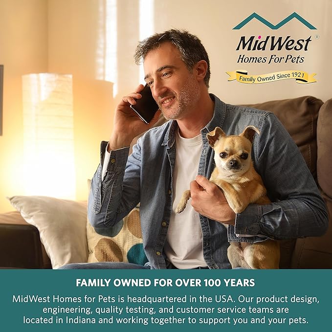 MidWest Homes for Pets QuietTime XS Dog Bed - Gray Faux Fur Bolster, Ultra-Soft and Machine Washable, Fits 22-Inch Crates and Carriers, for Small Dogs and Cats