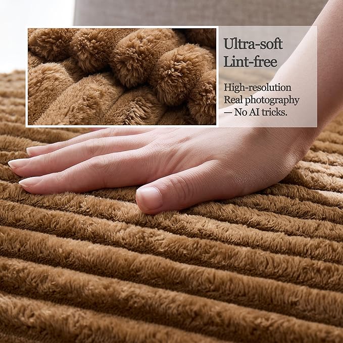 Dual Non-Slip Couch Cover for Dogs Waterproof, Fuzzy Soft Pet Couch Covers for Sofa 3 Cushion, Pet Friendly Soft Dog Bed Covers Sofa Cover Washable (Coconut, 33" x 95" 1 Pack)