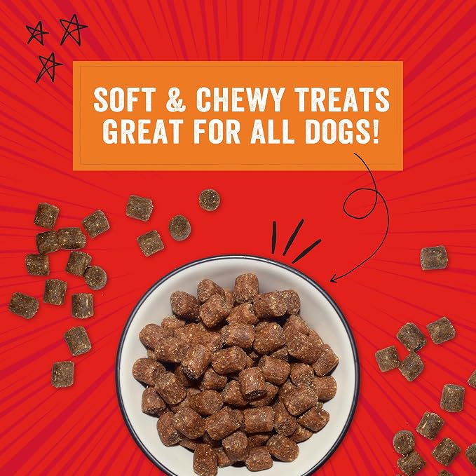 Stella & Chewy's Training Dog Treats - Crav'n Bac'n Soft Bacon & Beef Bites - Premium USA Made - Low Calorie Rewards - 8.25oz