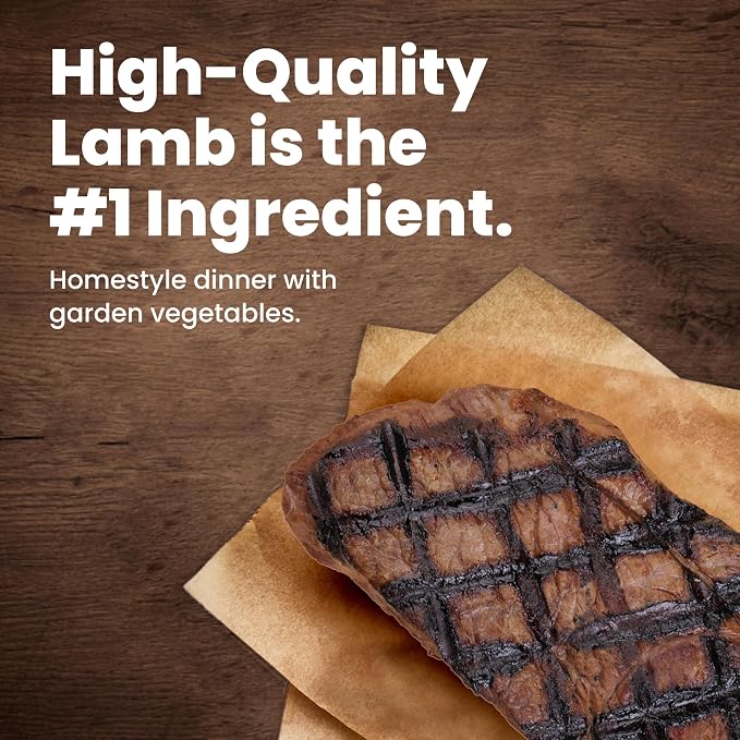 Blue Buffalo Homestyle Recipe Lamb Dinner with Garden Vegetables Natural Wet Dog Food for Adult Dogs, Paté with Natural Ingredients, Vitamins & Minerals, 12.5-oz. Can (3 Count)