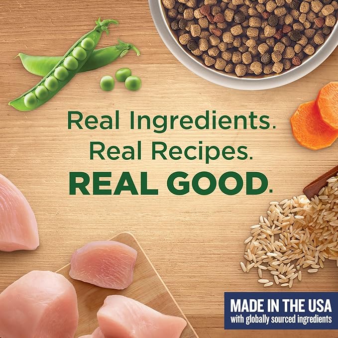 Nutrish Real Chicken & Veggies Recipe Whole Health Blend Dry Dog Food, 40 lb. Bag, Packaging May Vary (Rachael Ray)
