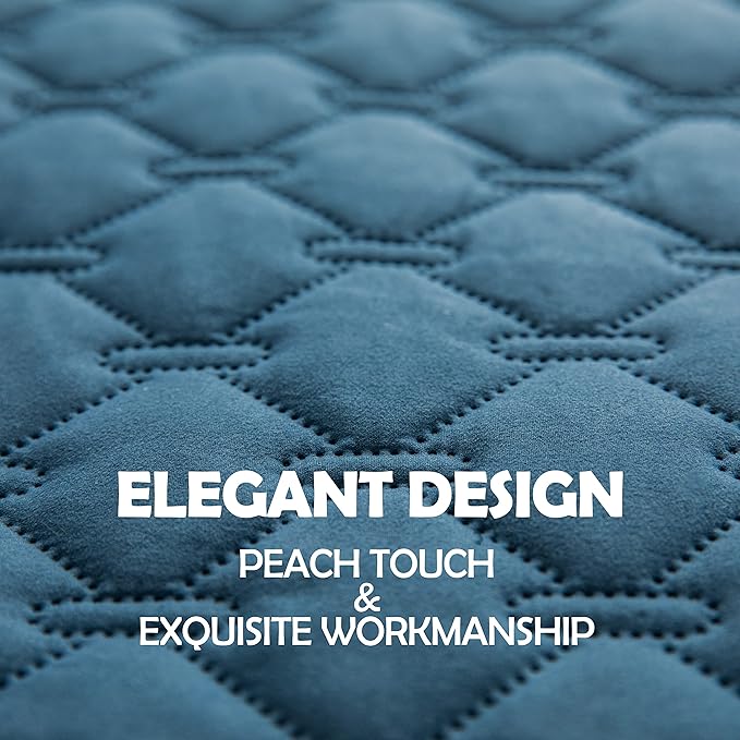 gogobunny 3X Stronger Waterproof Pet Blanket, Scratch Proof Furniture Protector for Dogs Cats, Reversible Cover 82x120 Inch, Dark Blue
