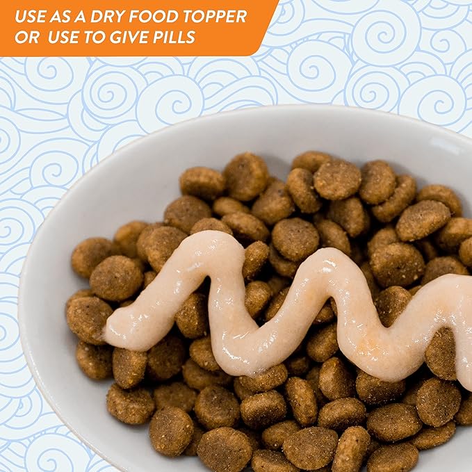 INABA Churu Lickable Purée Natural Cat Treats (Chicken with Scallop Recipe, 4 Tubes)