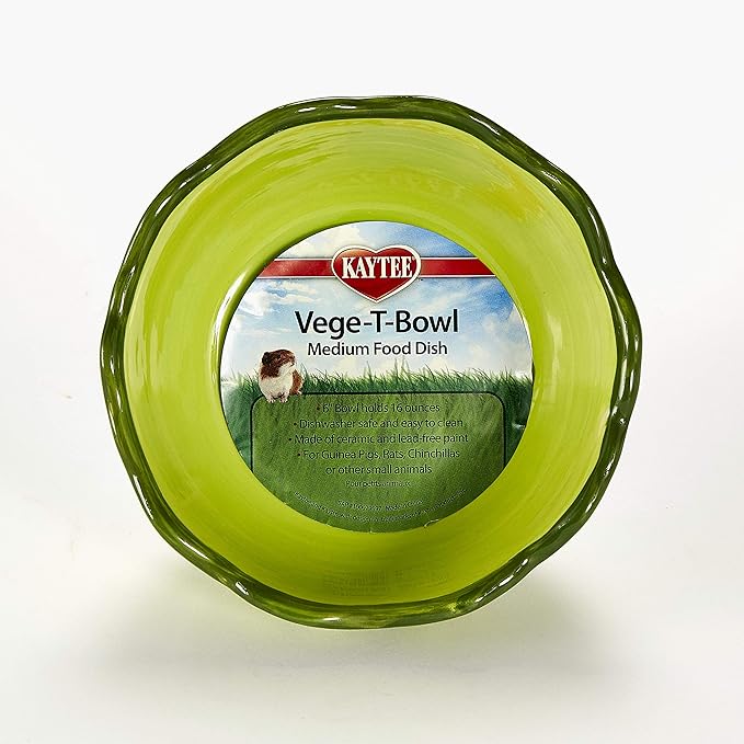 Kaytee Vege-T-Bowl Cabbage 6 inches, Green