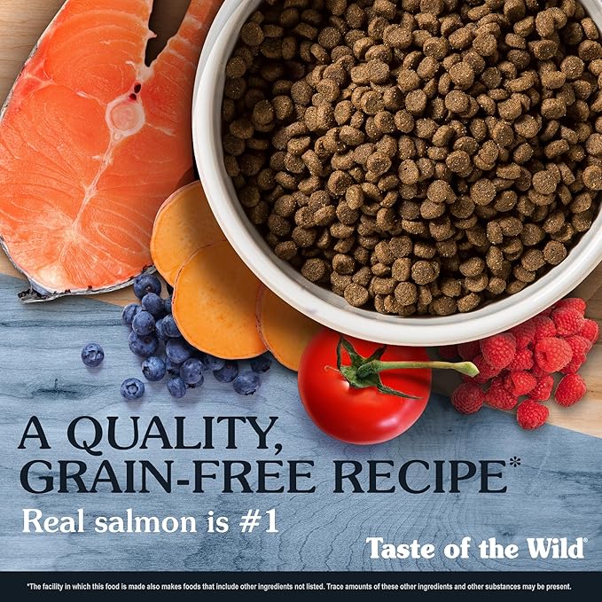 Taste of The Wild Pacific Stream Grain-Free Dry Puppy Food With Smoke-Flavored Salmon 5lb