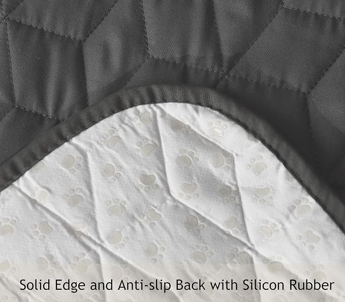 Ameritex Couch Sofa Slipcover 100% Waterproof Nonslip Quilted Furniture Protector Slipcover for Dogs, Children, Pets Sofa Slipcover Machine Washable (Green, 78'')
